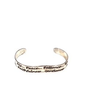 Fruits of the Spirit Inspirational Cuff Bracelet